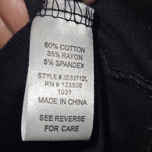 Heart Hips Black Dress with Red and White Stripes - Picture 3 of 5